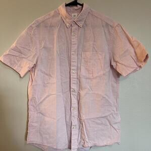 Pink H&M button up dress shirt